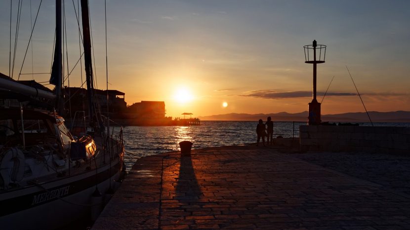 Sunsets on wonderful Croatian coast