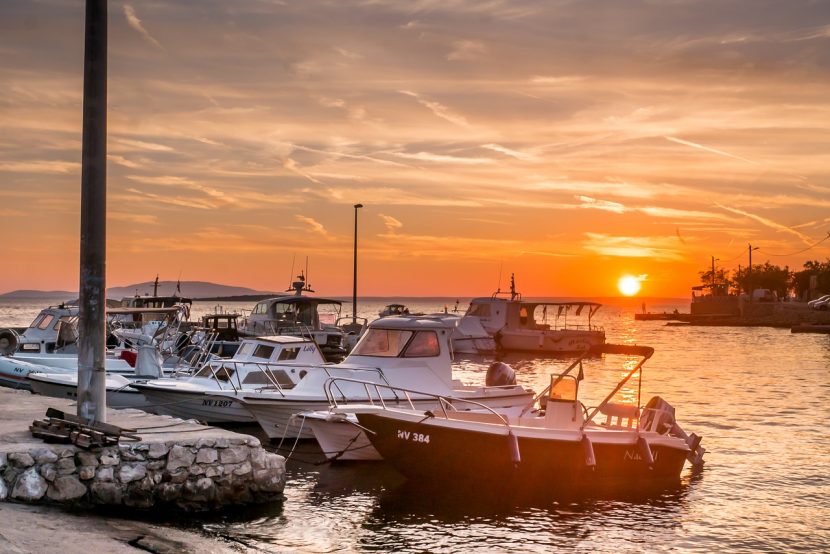 Sunsets on wonderful Croatian coast