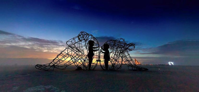 Burning Man Sculpture, photo by Andrew MIller