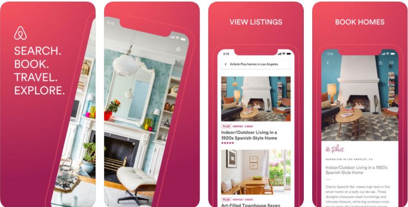 Best travel apps Airbnb