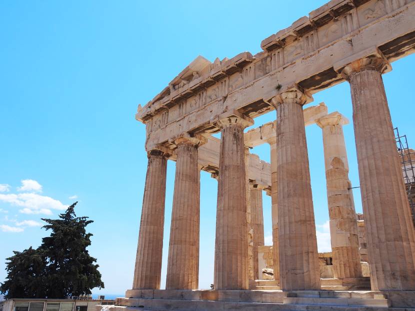 Picturesque places in Athens - The Parthenon