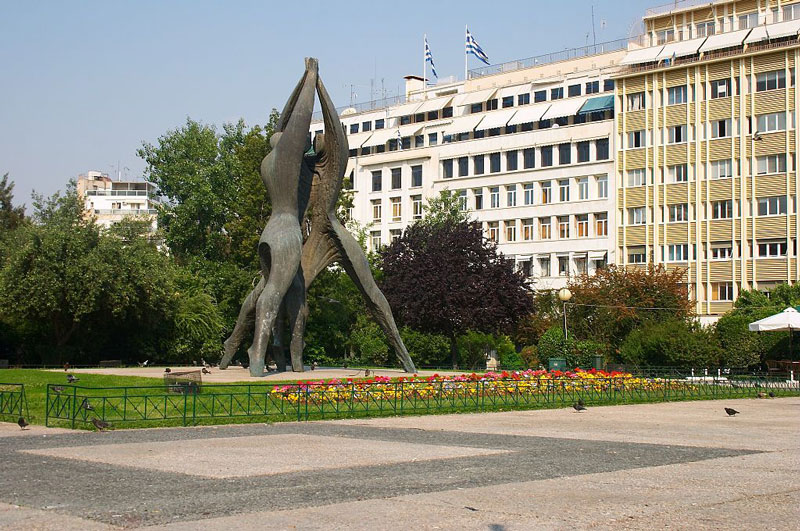 Sculpture on Klafthmonos Square