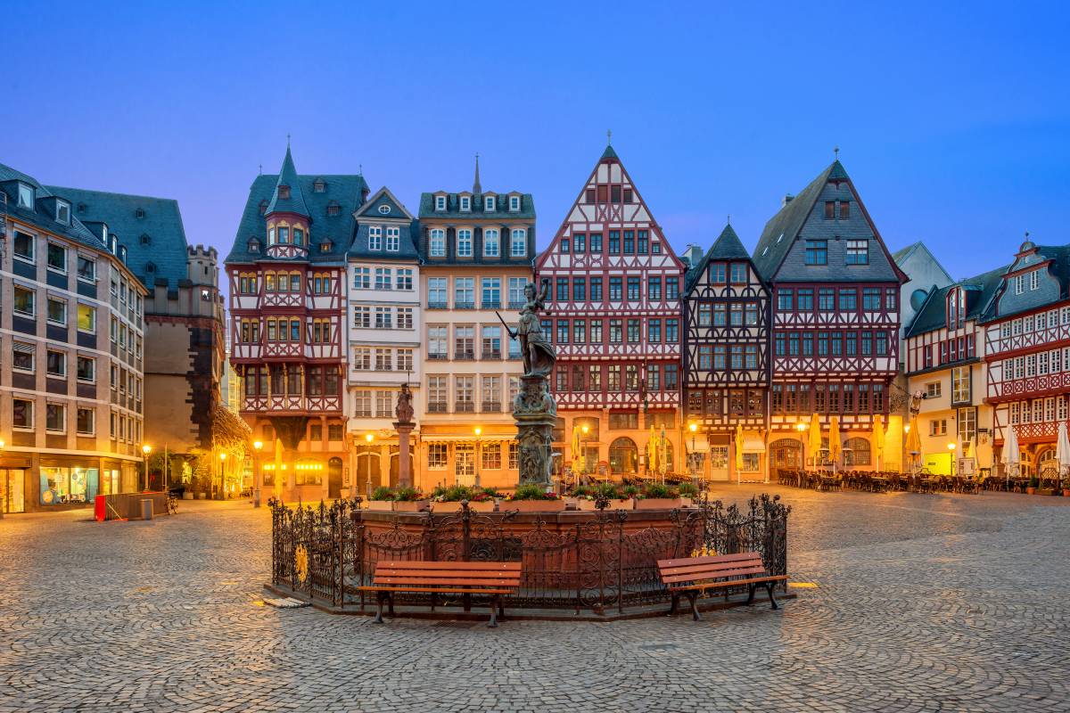 Beste Städte Deutschlands: der Römerberg in Frankfurt am Main