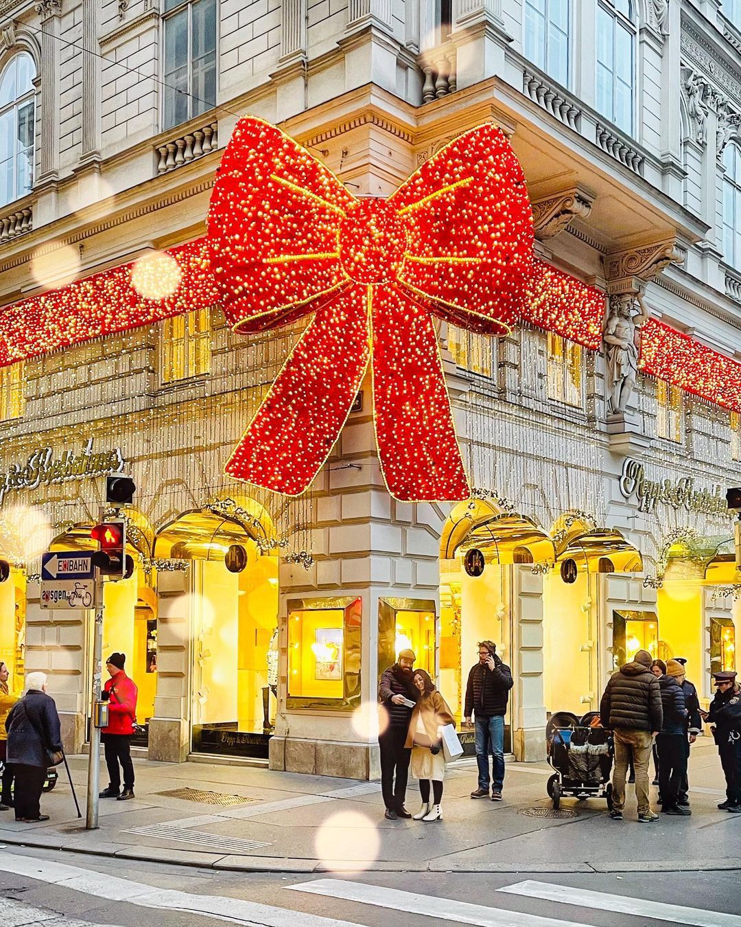 Christmas decoration in Vienna's old town